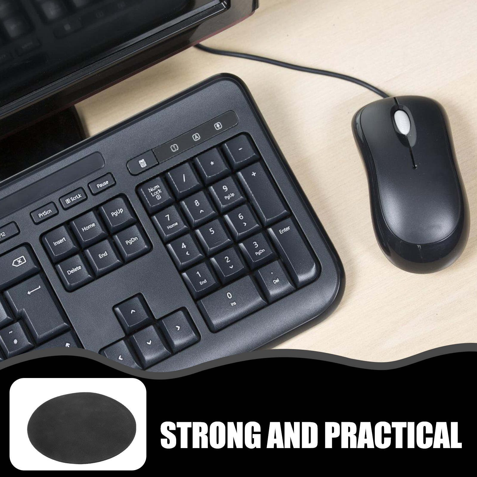Mouse Pad Blank Sublimation - แผ่นรองเมาส์เปล่าสำหรับงานซับลิเมชั่น 4 ชิ้น แผ่นรองโต๊ะกันลื่นดีไซน์ทันสมัย สำหรับคีย์บอร์ดและเมาส์ ควบคุมได้แม่นยำและมั่นคง