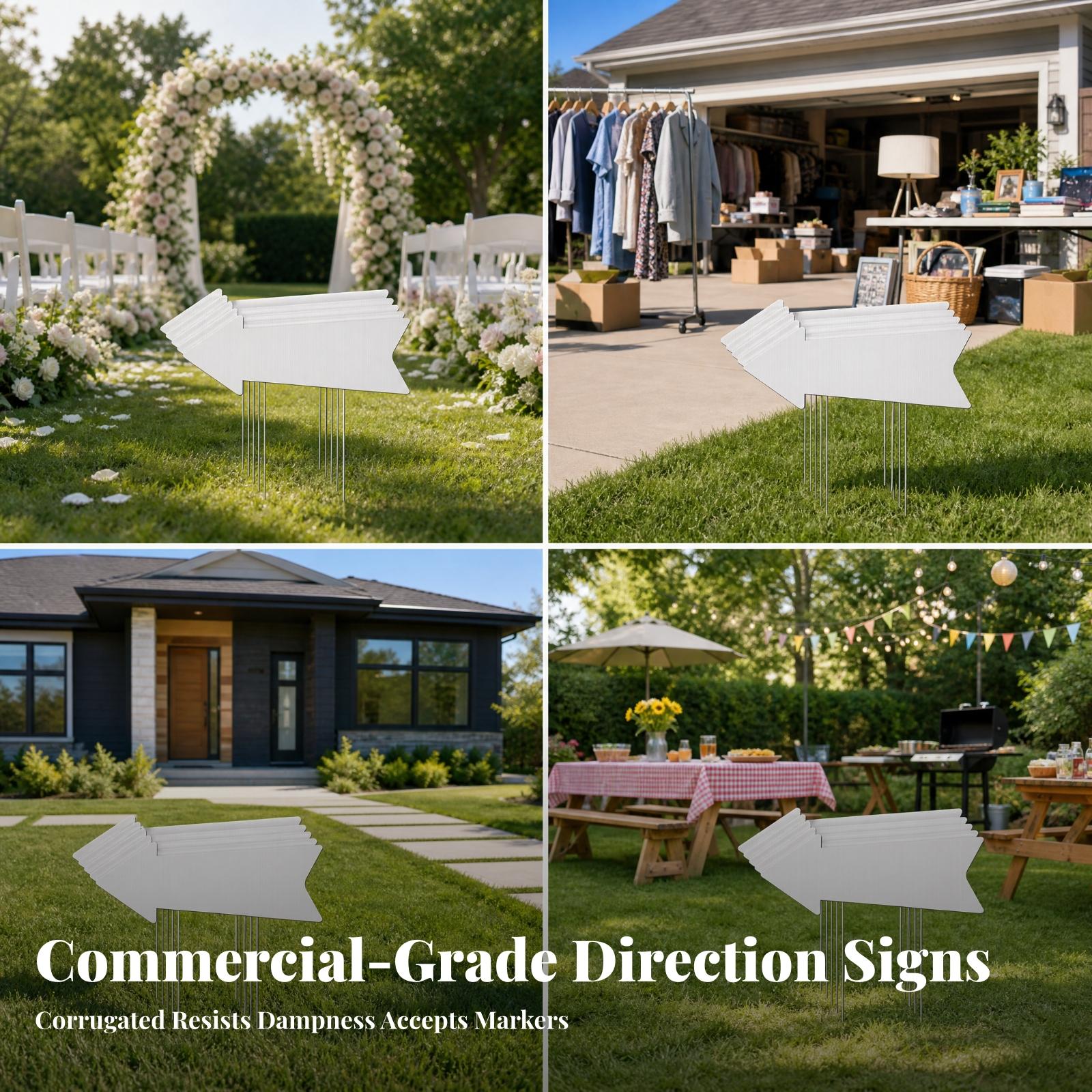 ป้ายสนามหญ้าเปล่า ทำจากพลาสติก - Yard Sign Blank บทวิจารณ์และราคา