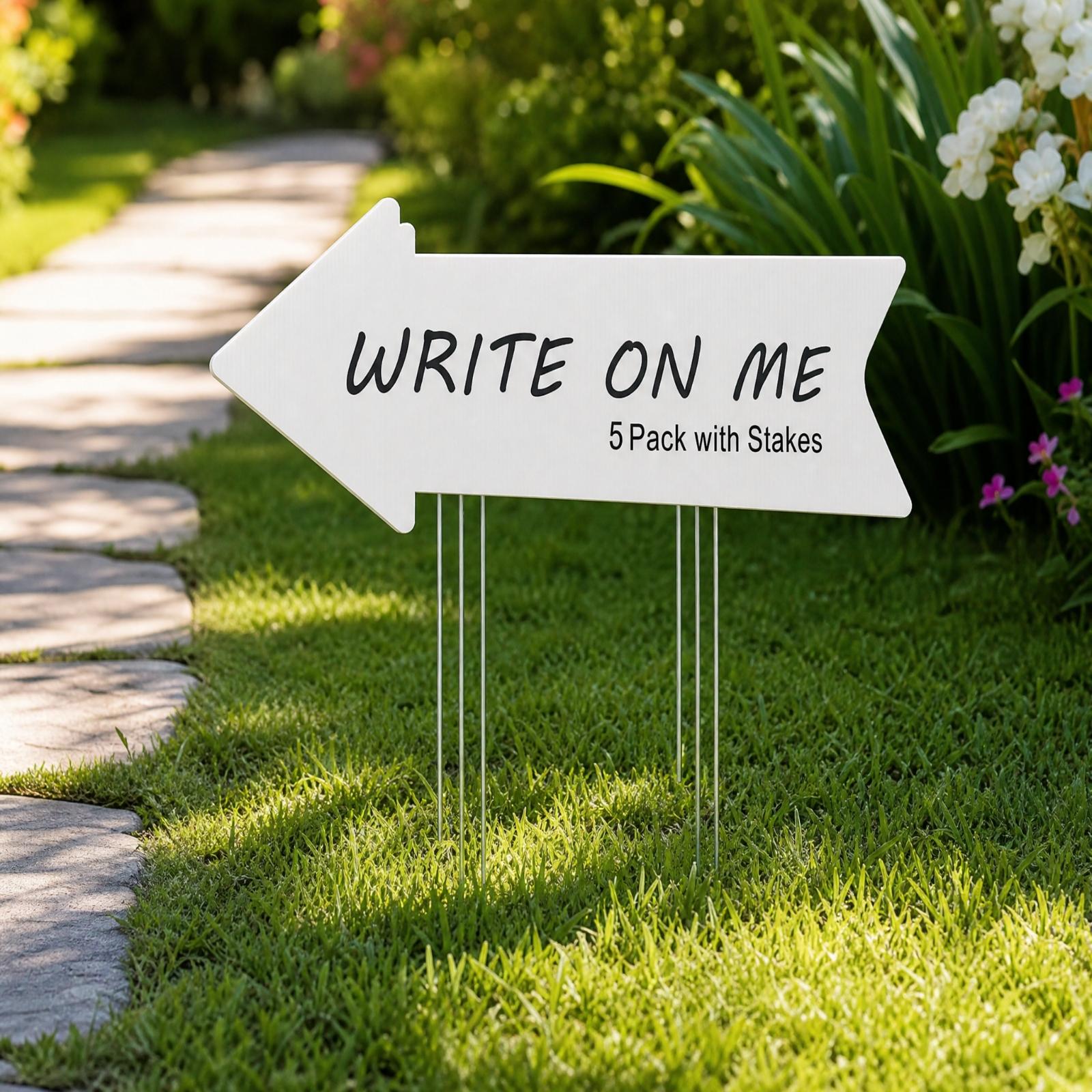 ป้ายสนามหญ้าเปล่า ทำจากพลาสติก - Yard Sign Blank บทวิจารณ์และราคา