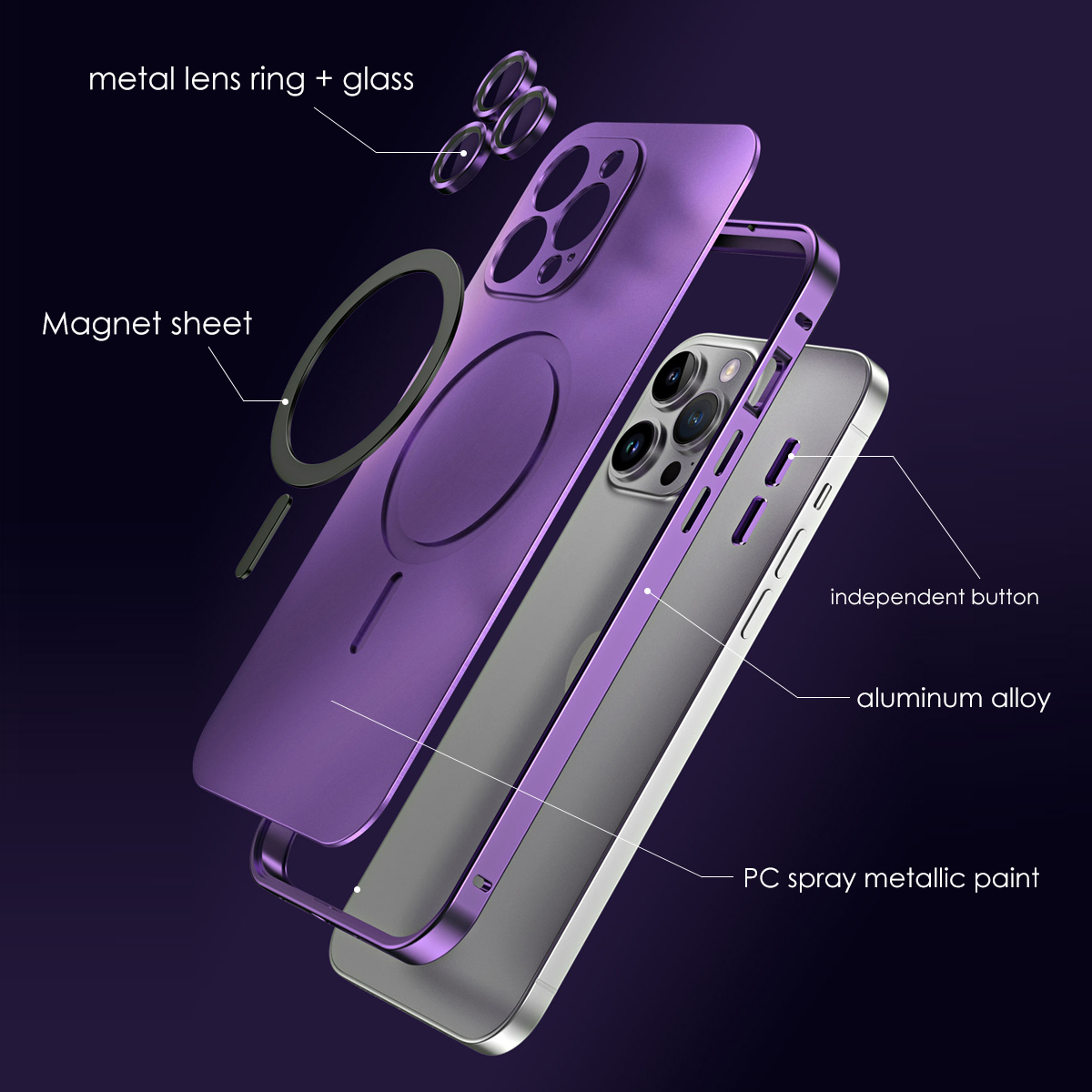 เคสโทรศัพท์โลหะสีดั้งเดิมสำหรั - Metal Photo Panel บทวิจารณ์และราคา