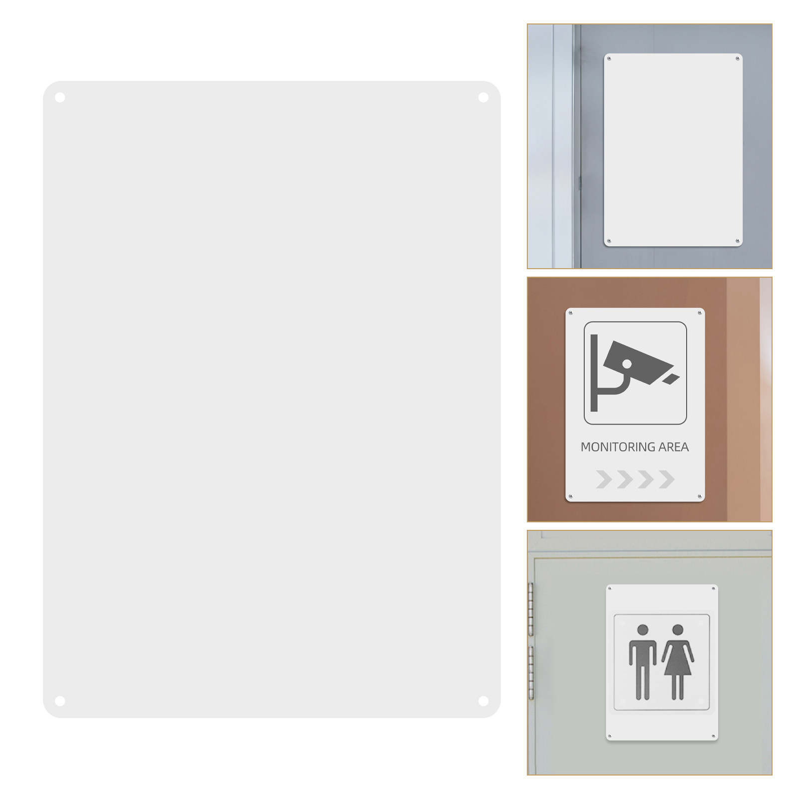 ป้ายอลูมิเนียมเปล่า 2 ชิ้น สีข - Yard Sign Blank บทวิจารณ์และราคา