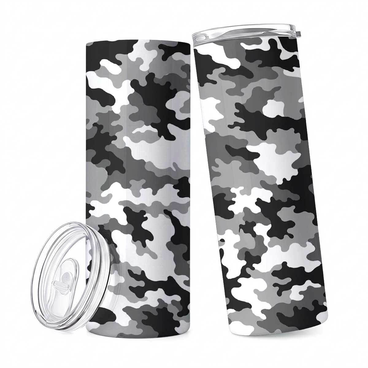 แก้วเก็บความเย็นสแตนเลสลายพราง - Tumbler 20Oz White บทวิจารณ์และราคา