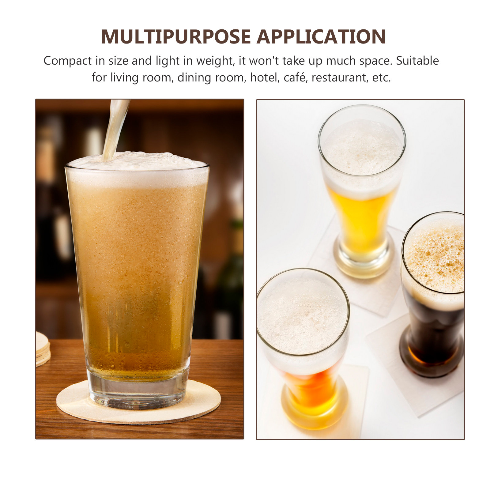 10 ชิ้น แผ่นรองแก้วเปล่าสำหรับ - Coaster Sublimation Blank บทวิจารณ์และราคา