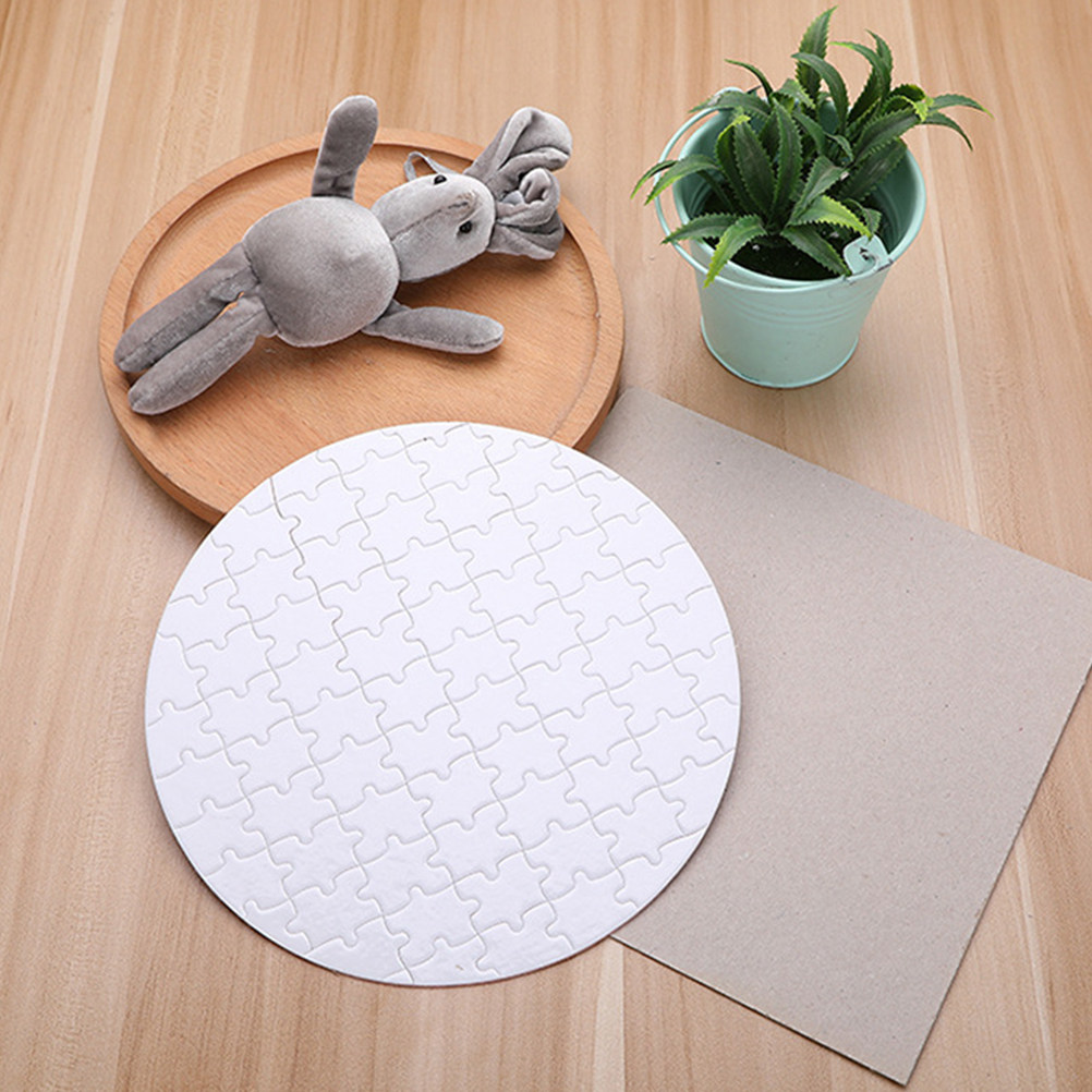 แผ่นเปล่าสำหรับพิมพ์ลายด้วยควา - Puzzle Blank White บทวิจารณ์และราคา