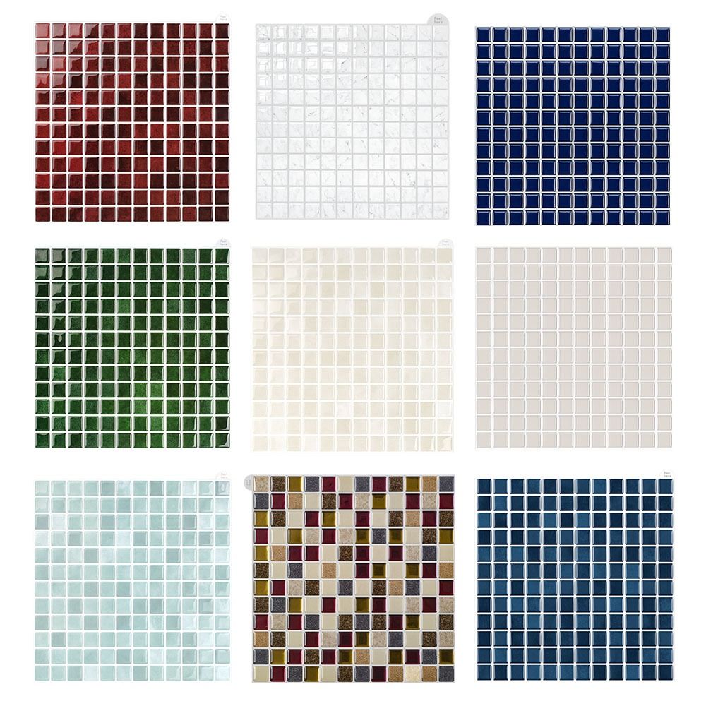 สติ๊กเกอร์ติดผนังแบบมีกาวในตัว - Ceramic Tile Blank บทวิจารณ์และราคา