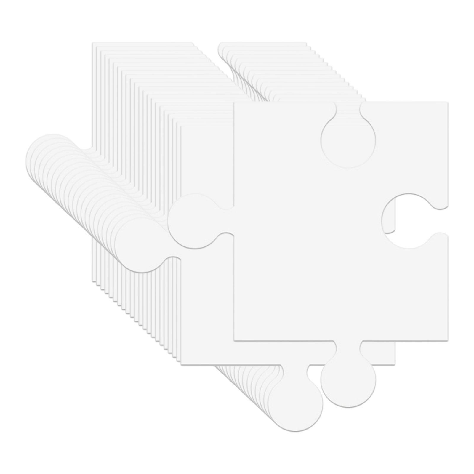 จิ๊กซอว์เปล่าสำหรับเด็กและผู้ใ - Puzzle Blank White บทวิจารณ์และราคา