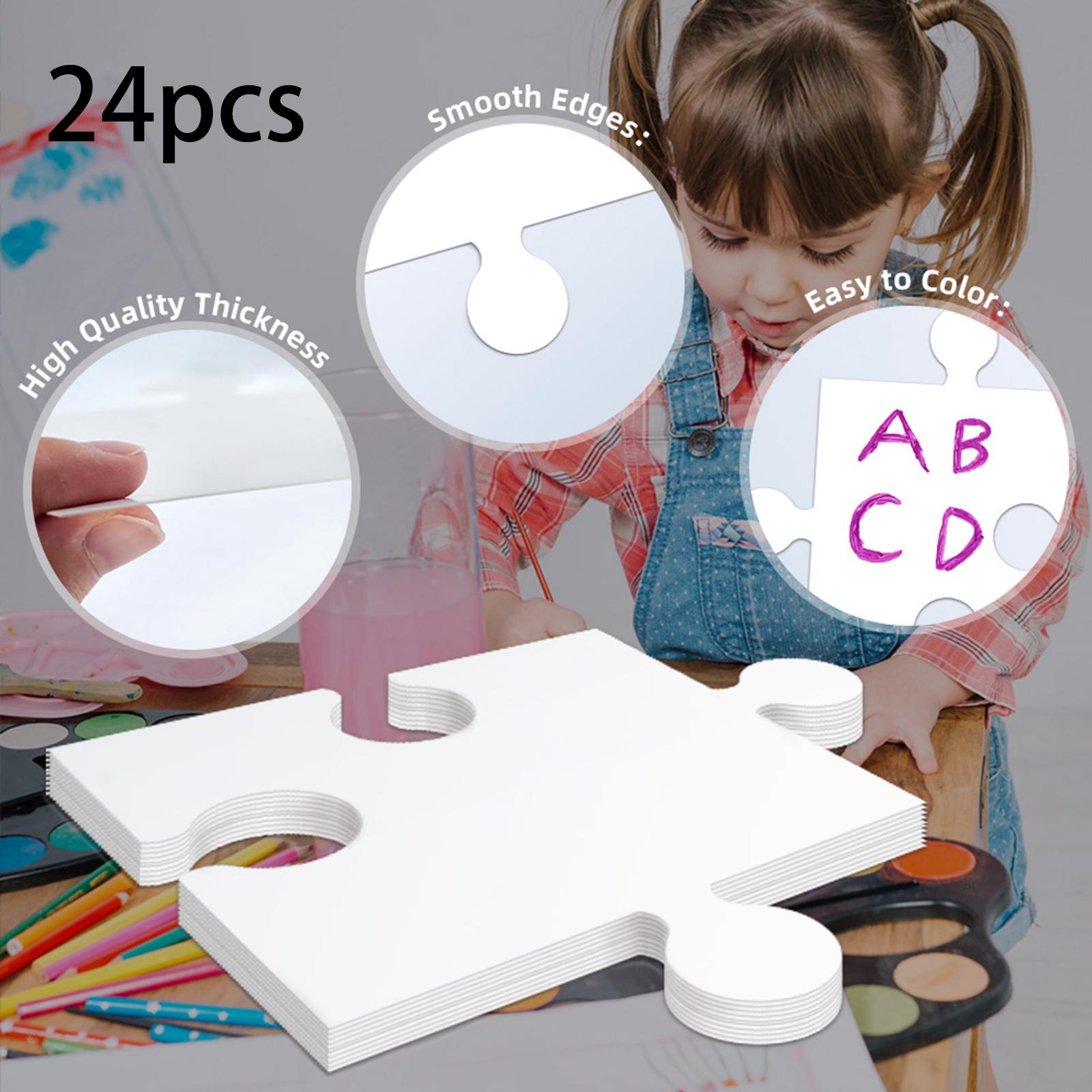 จิ๊กซอว์เปล่าสำหรับเด็กและผู้ใ - Puzzle Blank White บทวิจารณ์และราคา