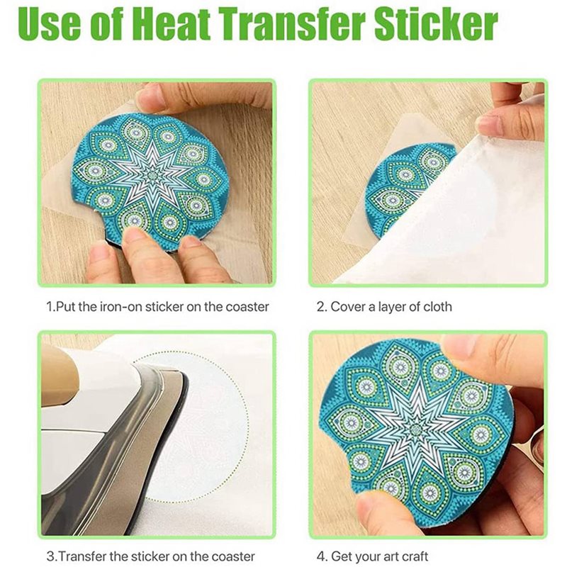 ABVS ชุดแผ่นรองแก้วสำหรับงานซั - Coaster Sublimation Blank บทวิจารณ์และราคา