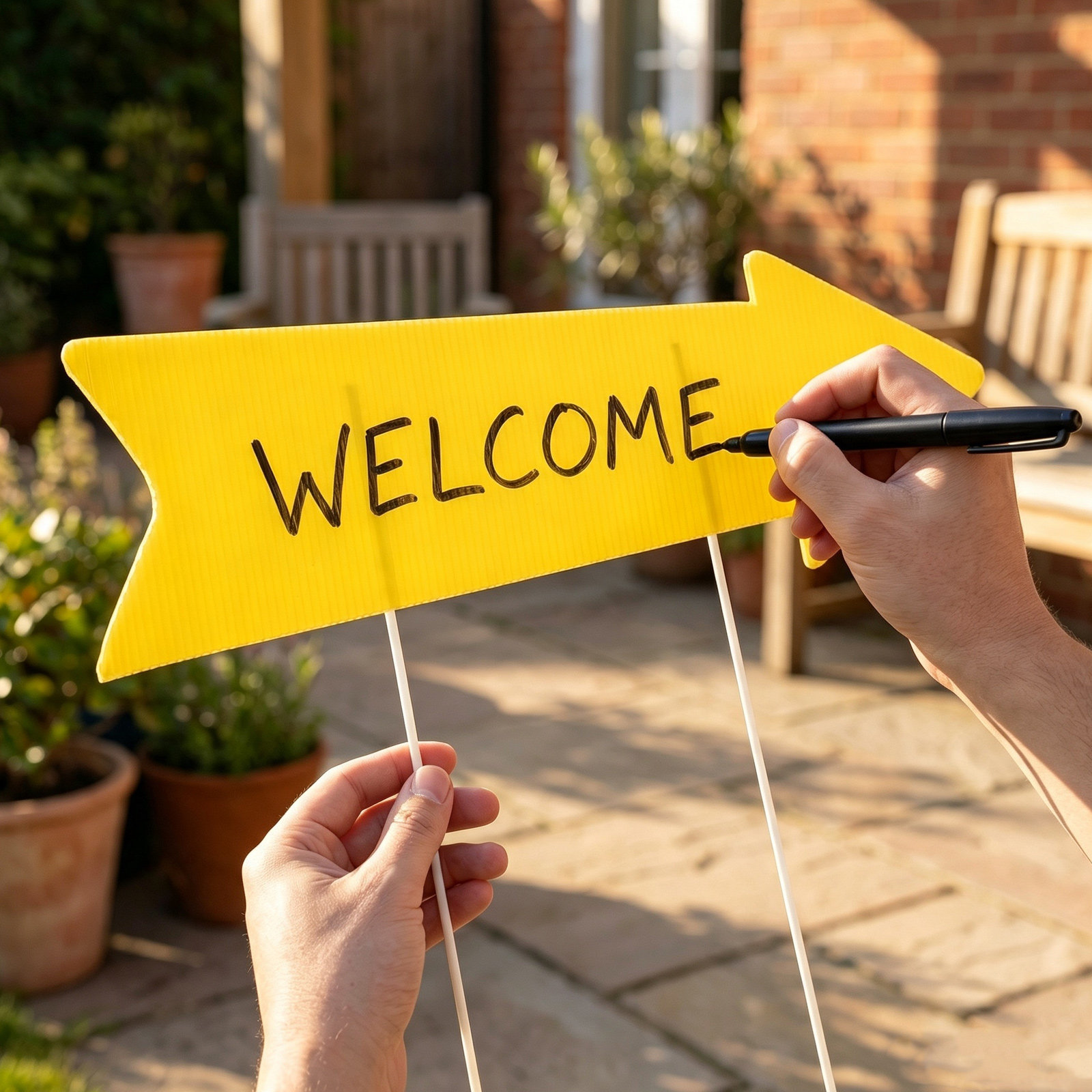 ป้ายลูกศรเปล่า 10 ชิ้น ป้ายทิศ - Yard Sign Blank บทวิจารณ์และราคา