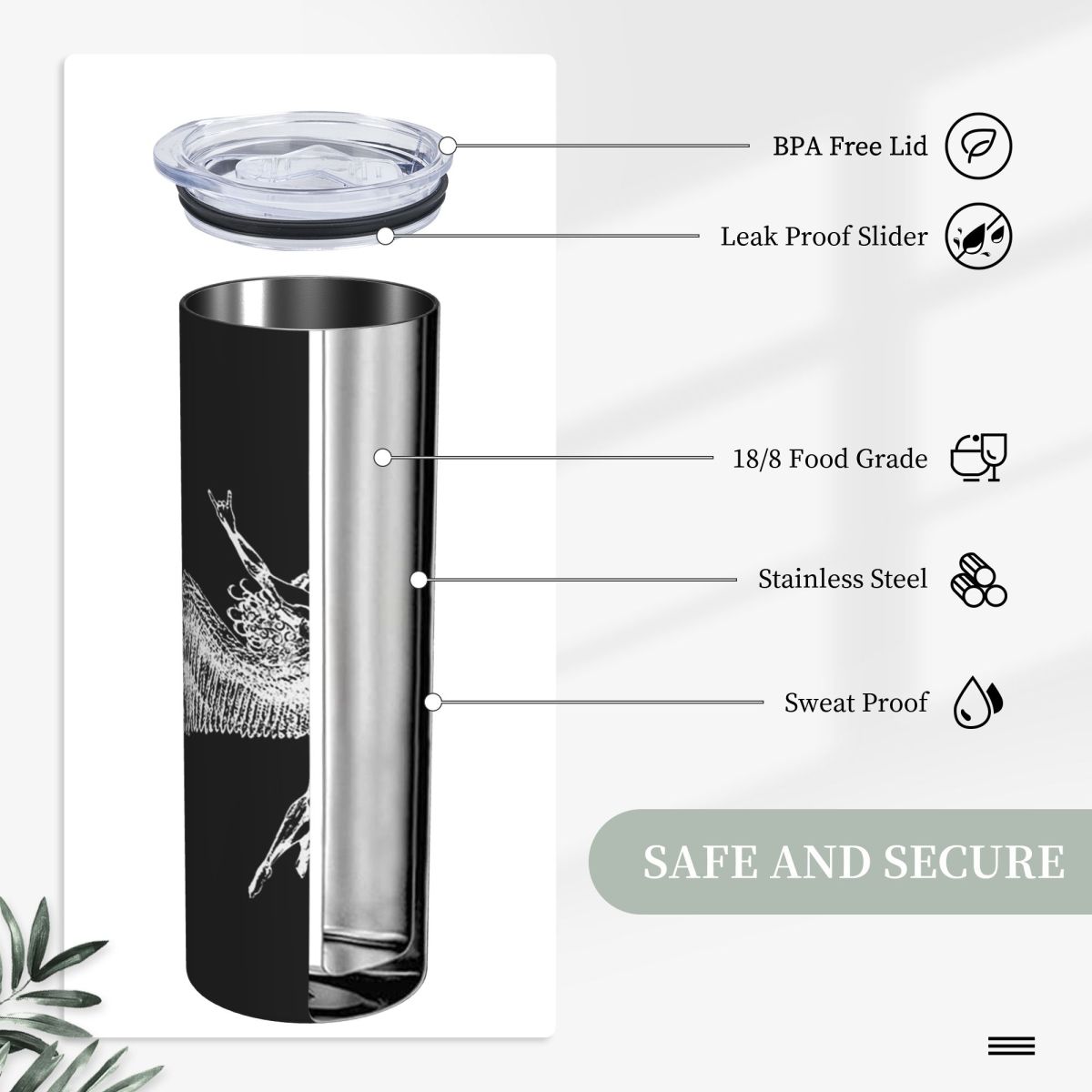 อิคารัสโยนแตร - สีขาว ไอคารัสห - Tumbler 20Oz White บทวิจารณ์และราคา