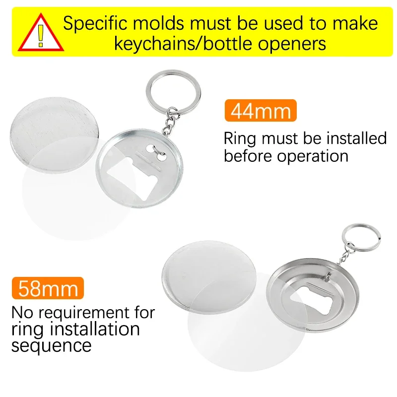 50 ชิ้น อุปกรณ์ทำปุ่มโลหะเปล่า - Button Badge Blank บทวิจารณ์และราคา